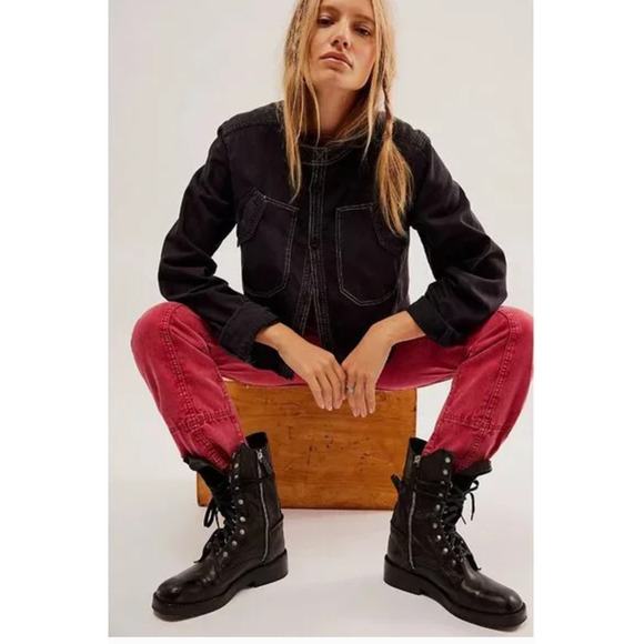 Free People We The Free Jesse Lace Up Boots 37